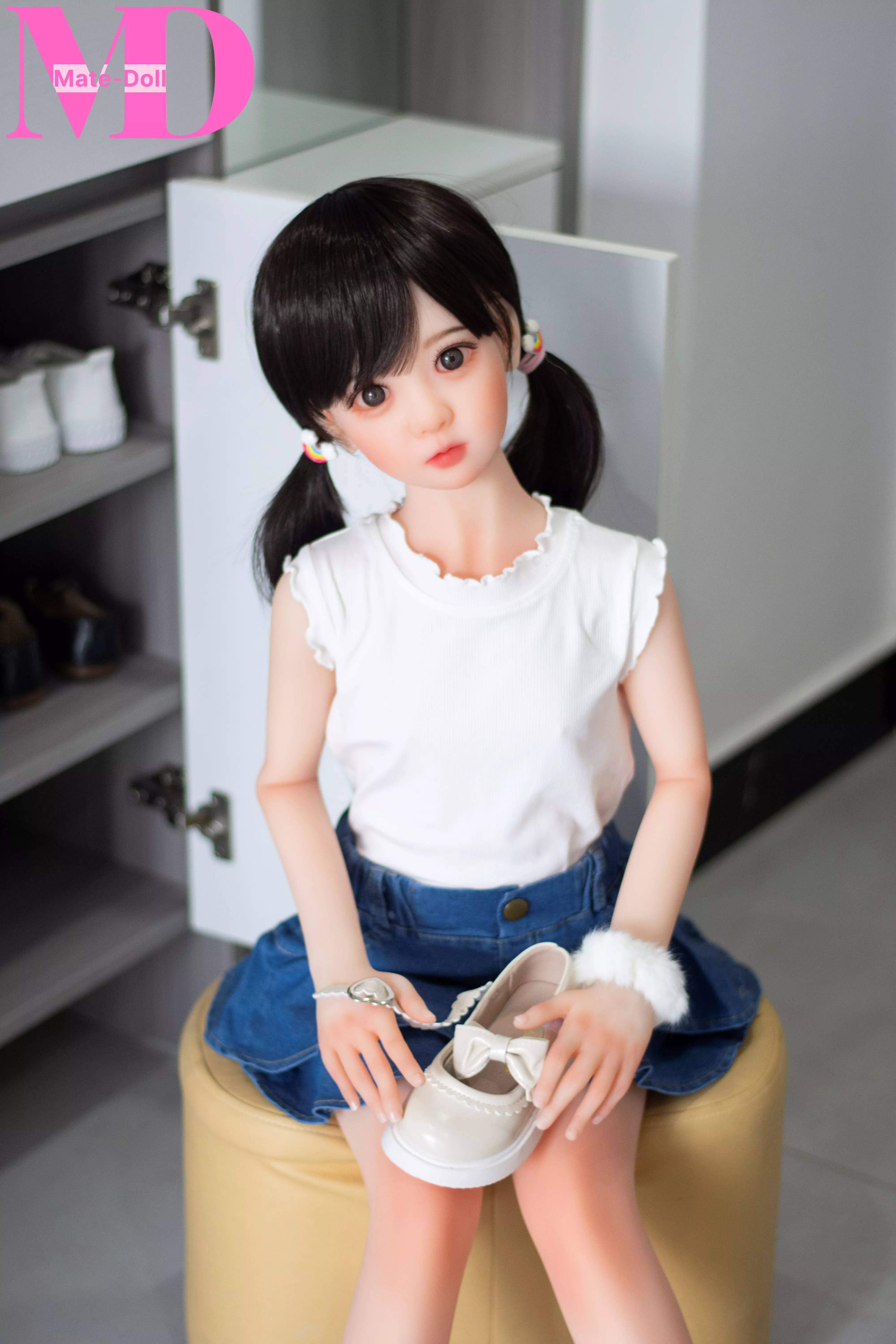 AXBDOLL TPE SEX DOLL 108CM A09# MINI DOLL FLAT CHEST