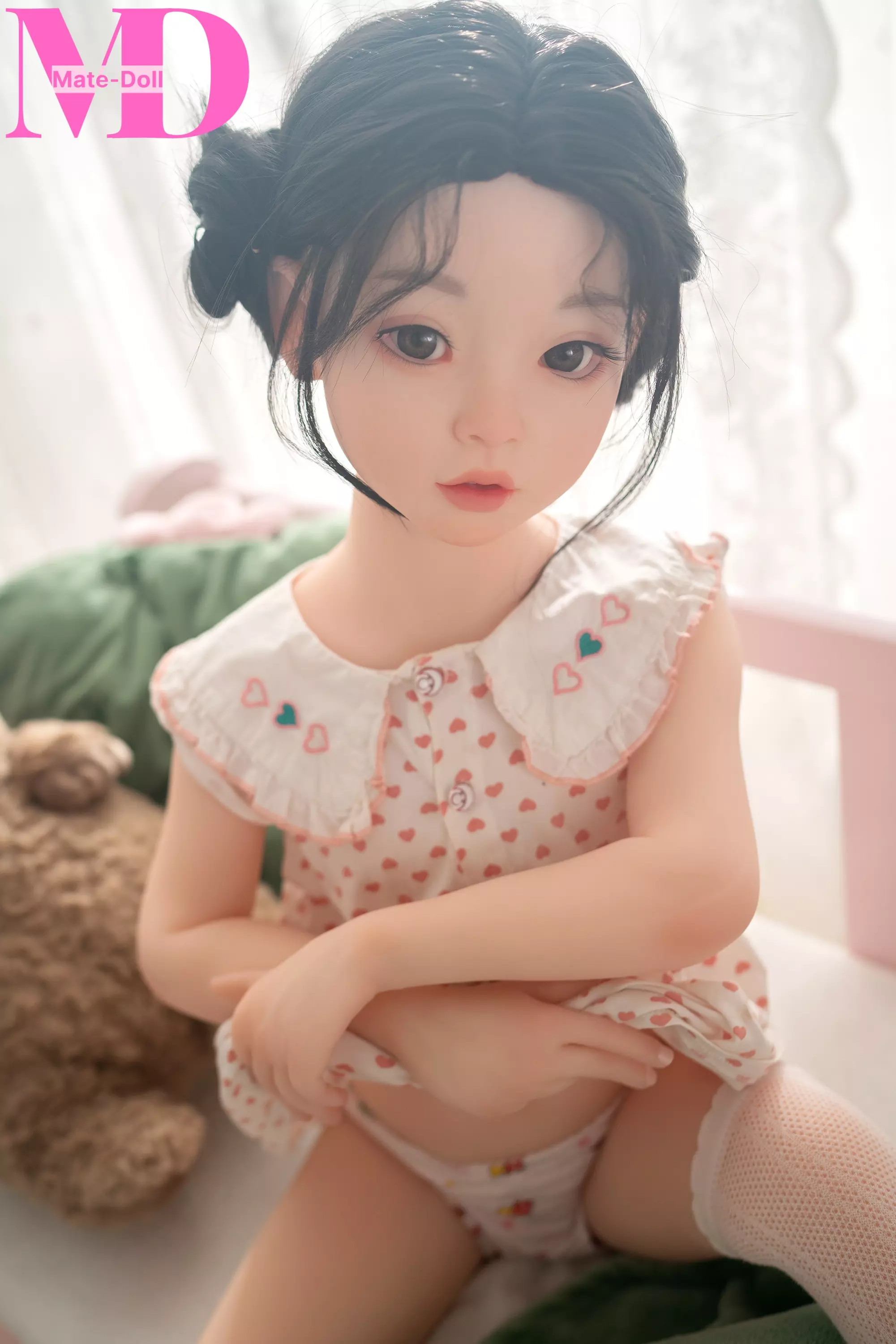 SILICONE HEAD DOLL 110cm G58# Silicone+TPE Mini Sex Doll Cute SILICONE HEAD DOLL 110cm G58# Silicone+TPE Mini Sex Doll Cute